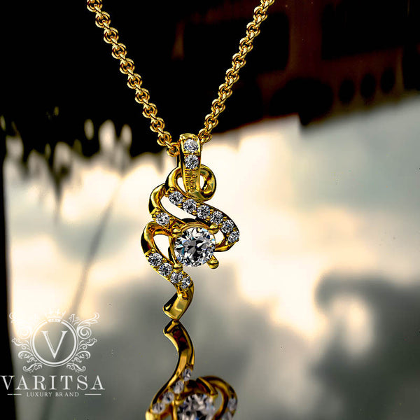 0.15ct Diamond Necklace with Chain - 03NN01
